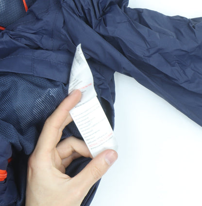 Mountain Warehouse Boys Blue Hooded Windbreaker Jacket 11-12 Years Water Resistant