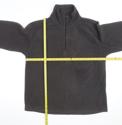 Craghoppers Men's Black Fleece Half Zip Pullover Sweatshirt M