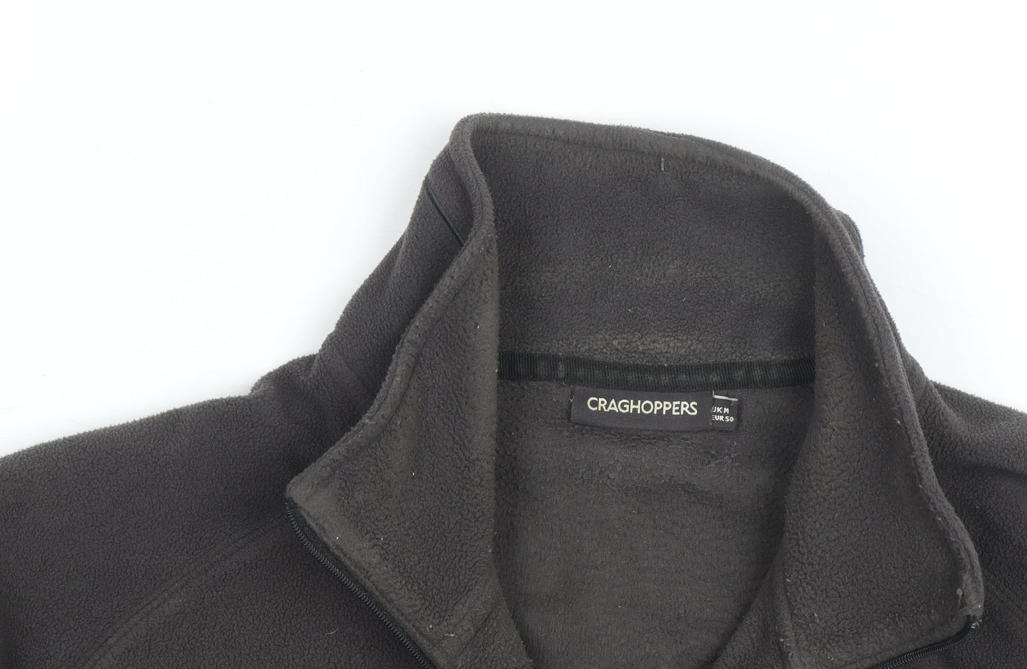Craghoppers Men's Black Fleece Half Zip Pullover Sweatshirt M