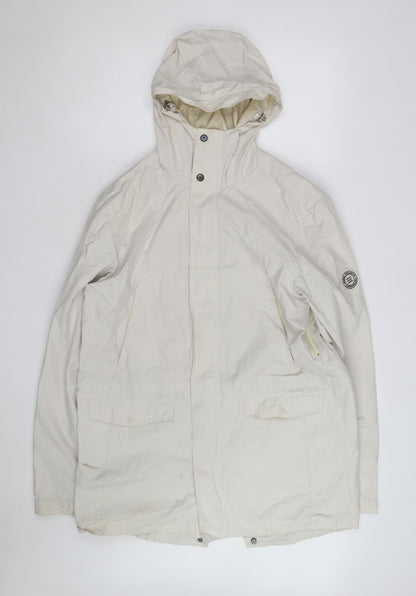 Norse Projects Men's Beige Hooded Parka Jacket Size L