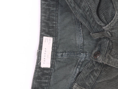 Topshop Men Green Corduroy Slim Fit Chino Trousers W32 L28