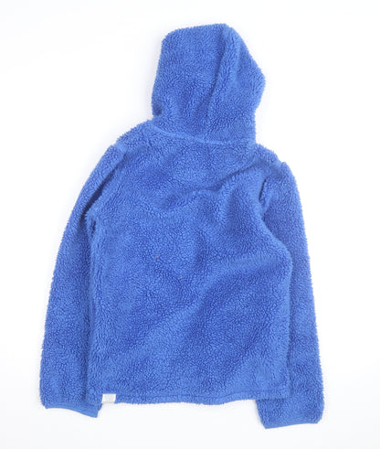 FatFace Boys Blue Full Zip Hoodie Fleece Age 10-11 Years