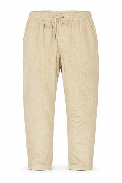Huffer Men's Beige Corduroy Jogger Trousers 2XL Relaxed Fit