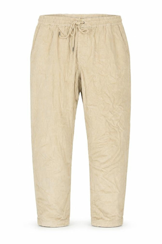 Huffer Men's Beige Corduroy Jogger Trousers 2XL Relaxed Fit