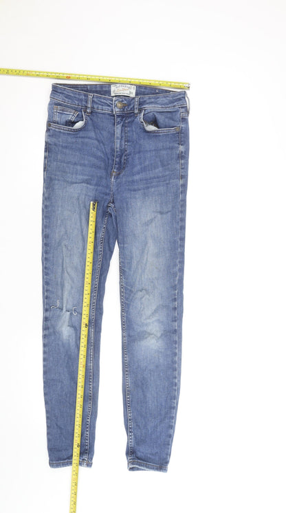 Fat Face Women’s Blue Harlow High Waist Skinny Jeans Size 10