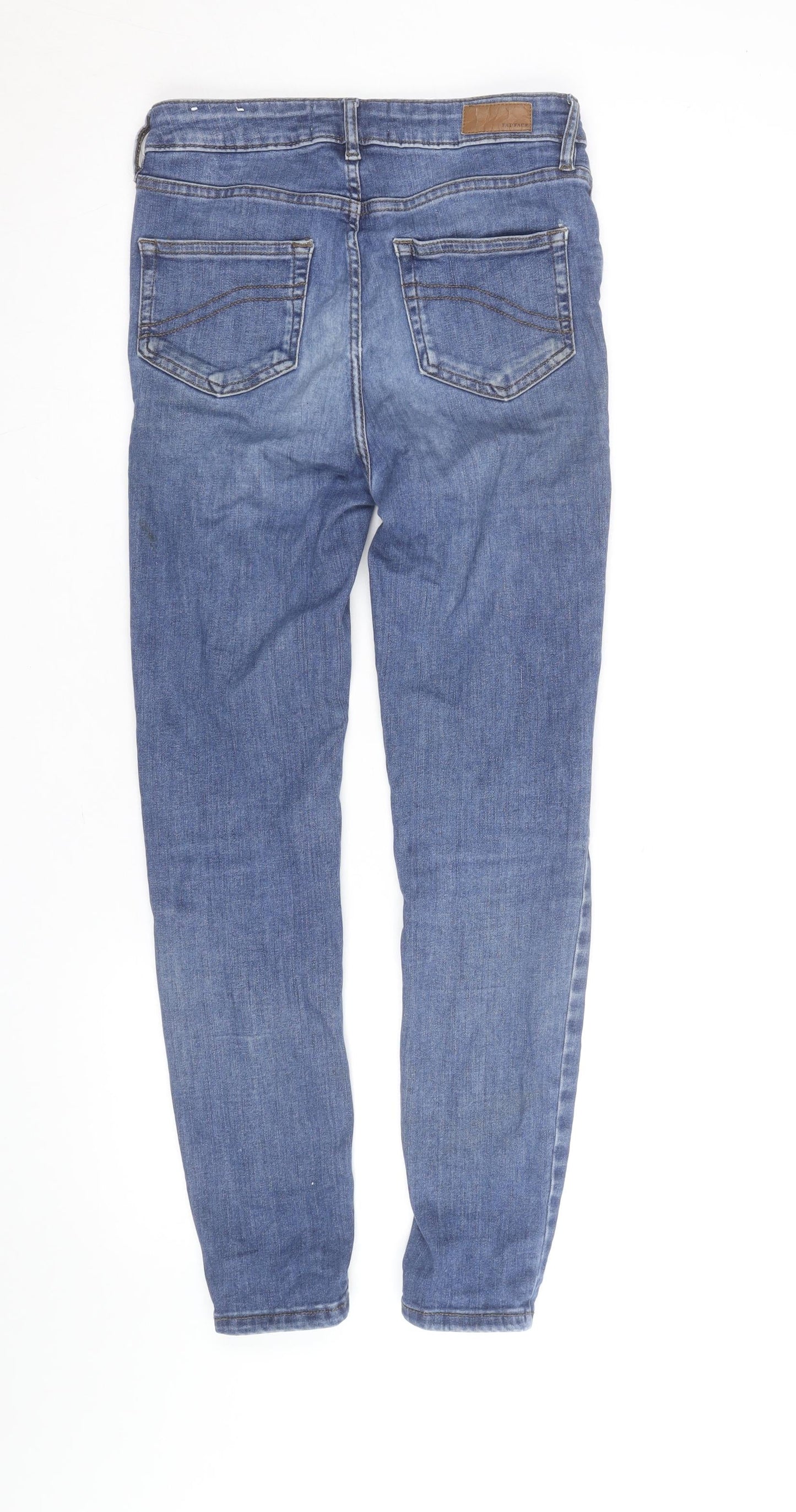 Fat Face Women’s Blue Harlow High Waist Skinny Jeans Size 10