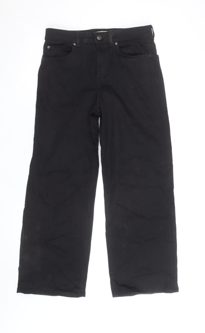 Marks and Spencer Womens Black Size 12 Straight Jeans