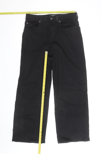 Marks and Spencer Womens Black Size 12 Straight Jeans