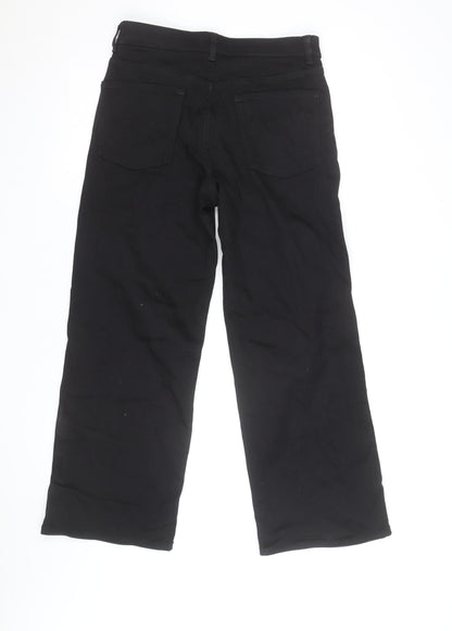 Marks and Spencer Womens Black Size 12 Straight Jeans