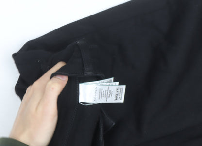 Marks and Spencer Womens Black Size 12 Straight Jeans