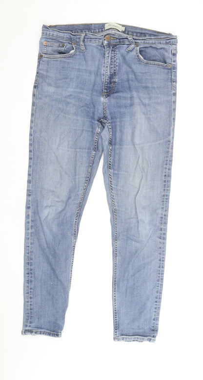 French Connection Women's Blue Skinny Jeans Size 10