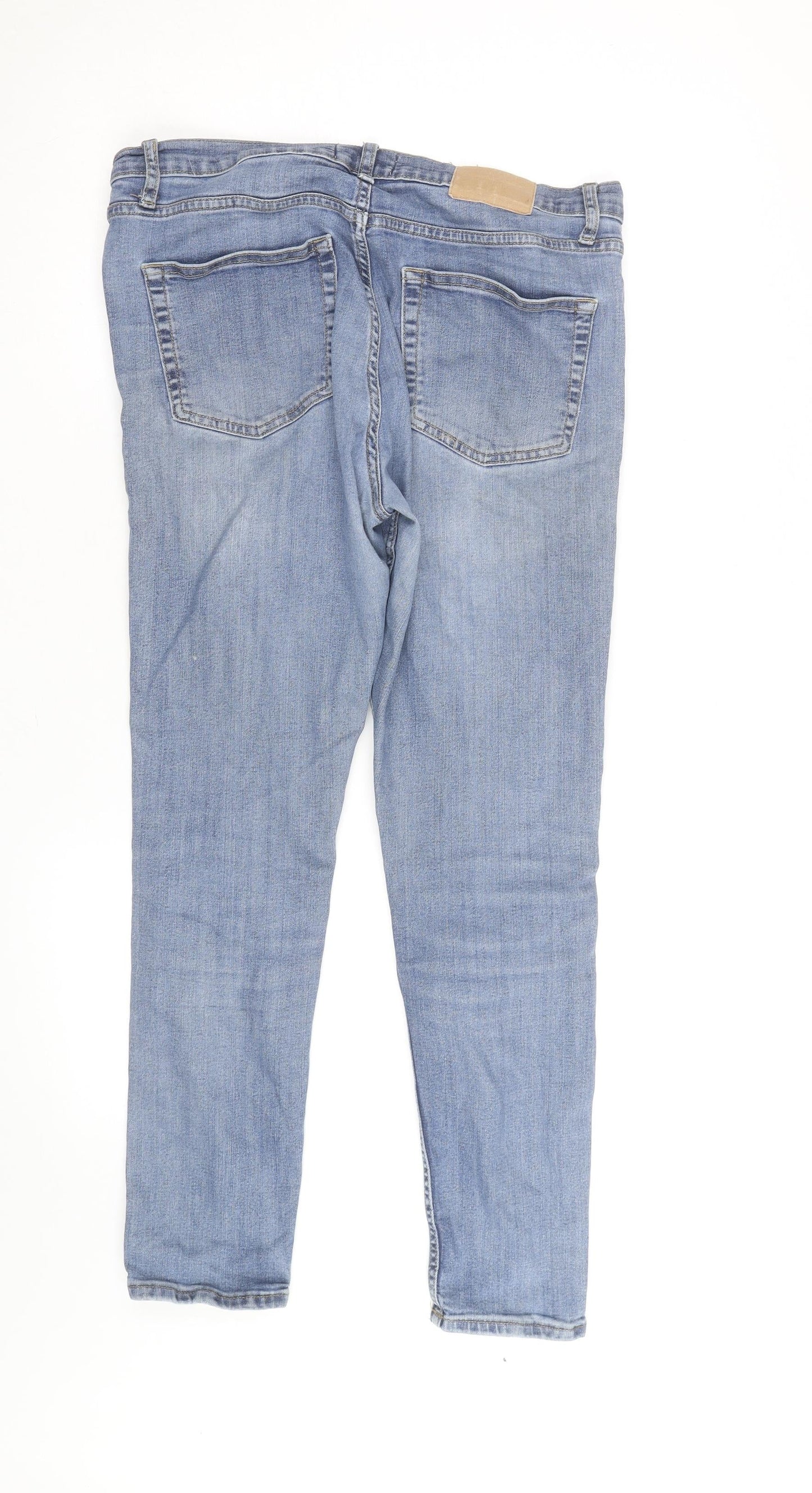 French Connection Women's Blue Skinny Jeans Size 10