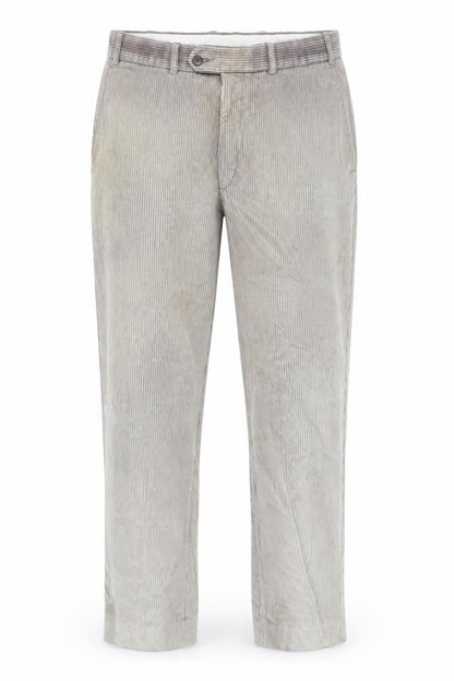 Marks and Spencer Men's Beige Corduroy Trousers Size 36 Regular Fit