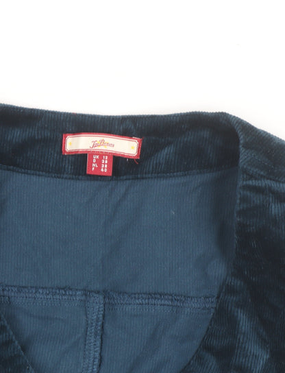 Joe Browns Women's Blue Corduroy Pinafore Dress Size 12