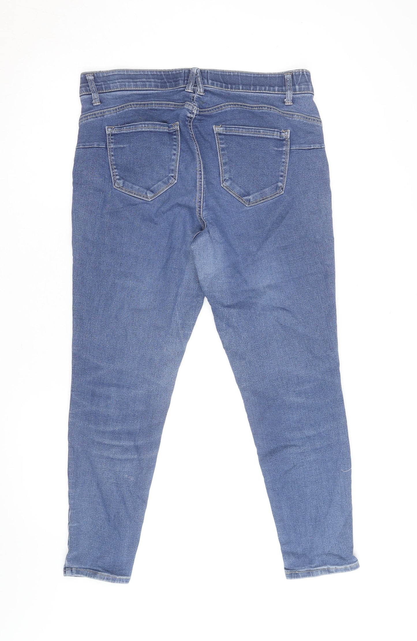 Angels Women Blue Everblue Lift Skinny Stretch Jeans Size 14