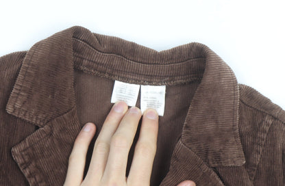 La Redoute Women’s Brown Corduroy Blazer Jacket Size 10