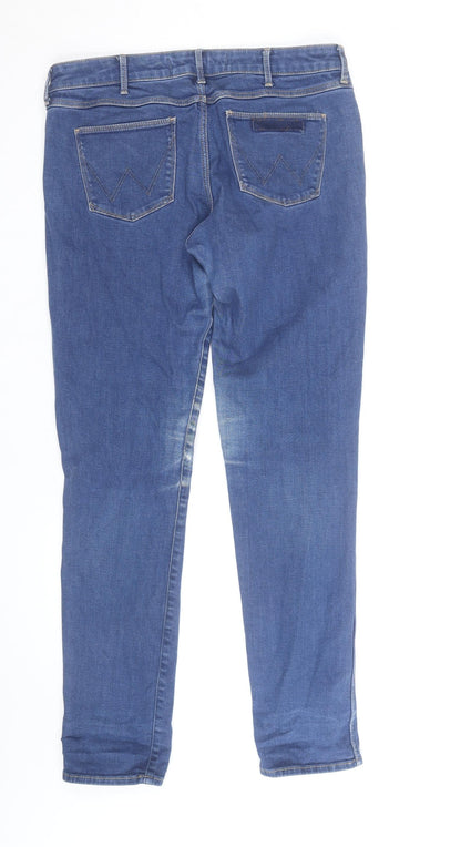 Wrangler Women Blue Molly Skinny Jeans W31 L32 Slim Fit Denim