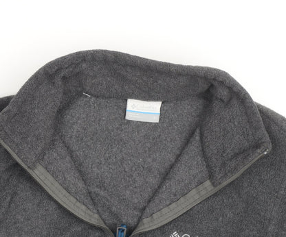 Columbia Men's Blue Grey Fleece Full Zip Active Jacket Size S