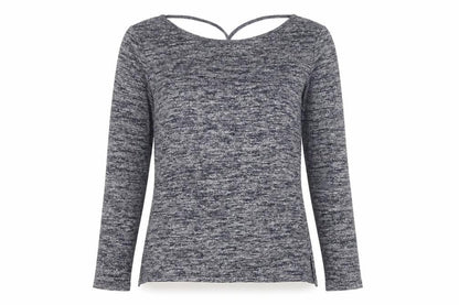 GAP Women’s Grey Long Sleeve Scoop Neck Jersey Top XS