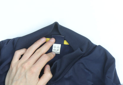 Umbro Men's Navy Blue Sweden Track Jacket XL Full Zip Windbreaker