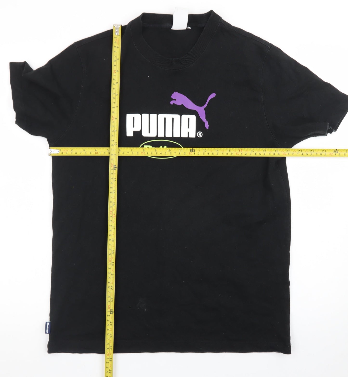 Puma x Butter Mens Black Graphic Logo T-Shirt Medium