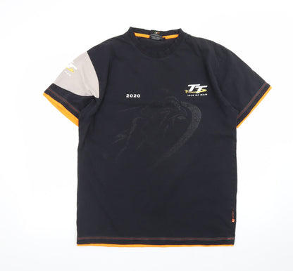TT Isle of Man 2020 Men's Black L Graphic Motorcycle T-Shirt