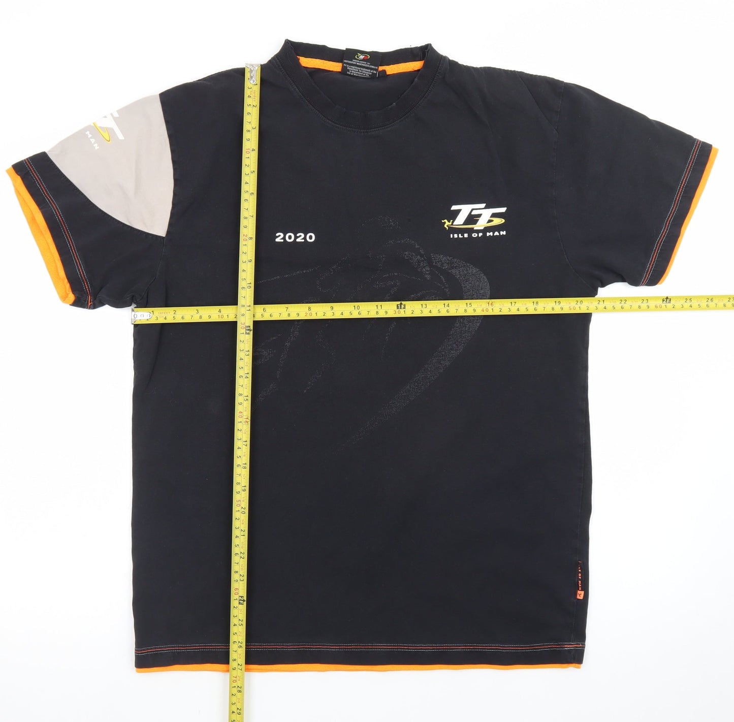 TT Isle of Man 2020 Men's Black L Graphic Motorcycle T-Shirt