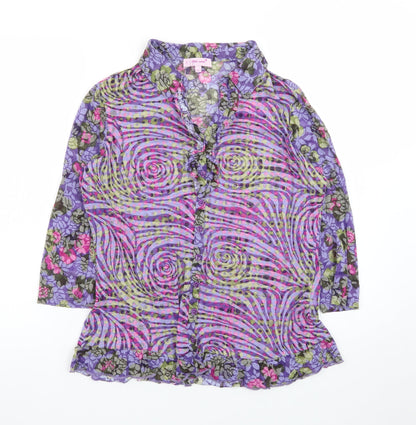 Marks and Spencer Per Una Women's Multicoloured Floral Blouse Size 14