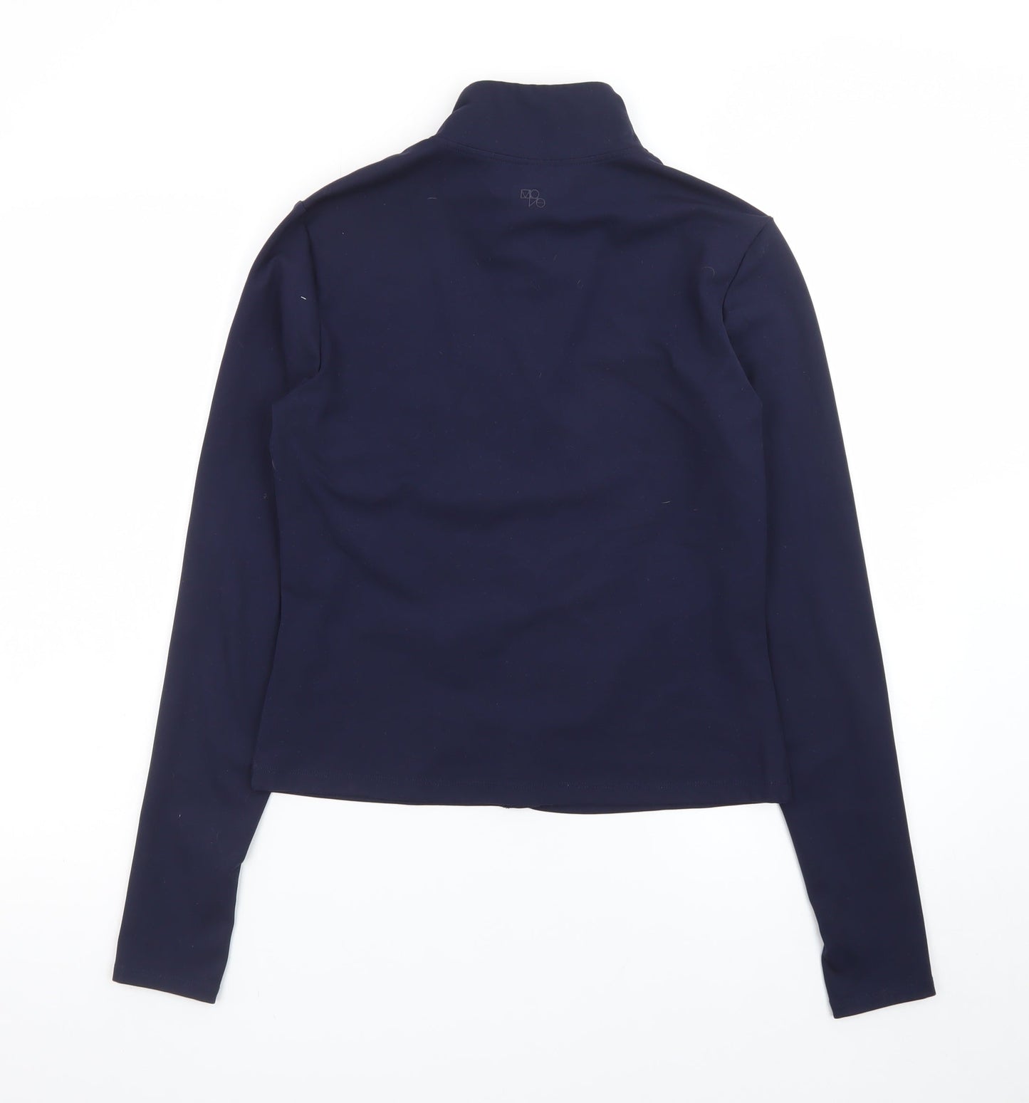 H&M Move Women's Blue Soft Shell Zip Jacket Size 12