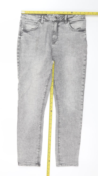 Primark Women’s Grey Skinny Stretch Denim Jeans Size 14