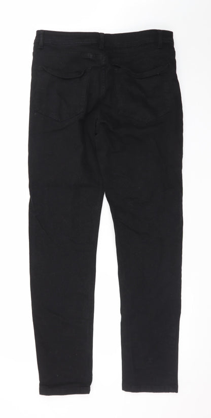 Denim Co Men's Black Slim Fit Jeans Size W34 L32