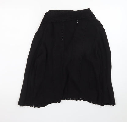 Precis Petite Women's Black Cotton Blend Cardigan L