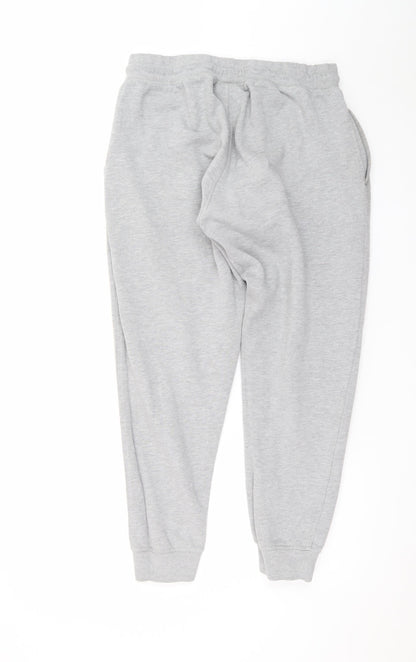 Ellesse Men's Grey Jogger Trousers L Regular Fit Casual Fleece