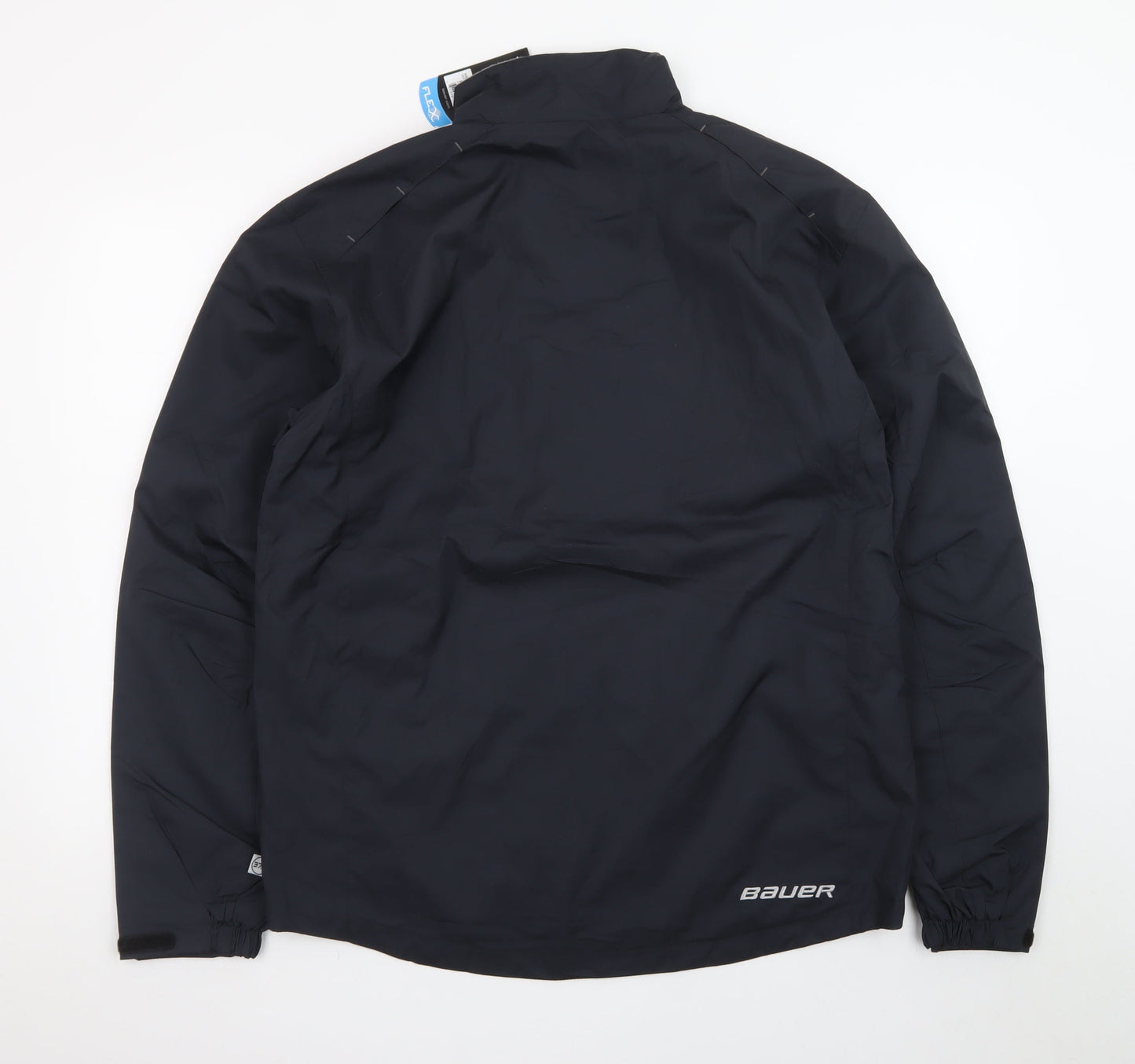 Bauer Men's Black Softshell Hockey Jacket Size S Windproof Water Resistant