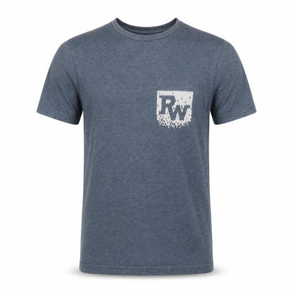 Rock Werchter Men's Blue Small Crew Neck Band T-Shirt