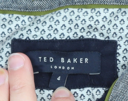 Ted Baker Men's Blue Cotton Polo Shirt Size L
