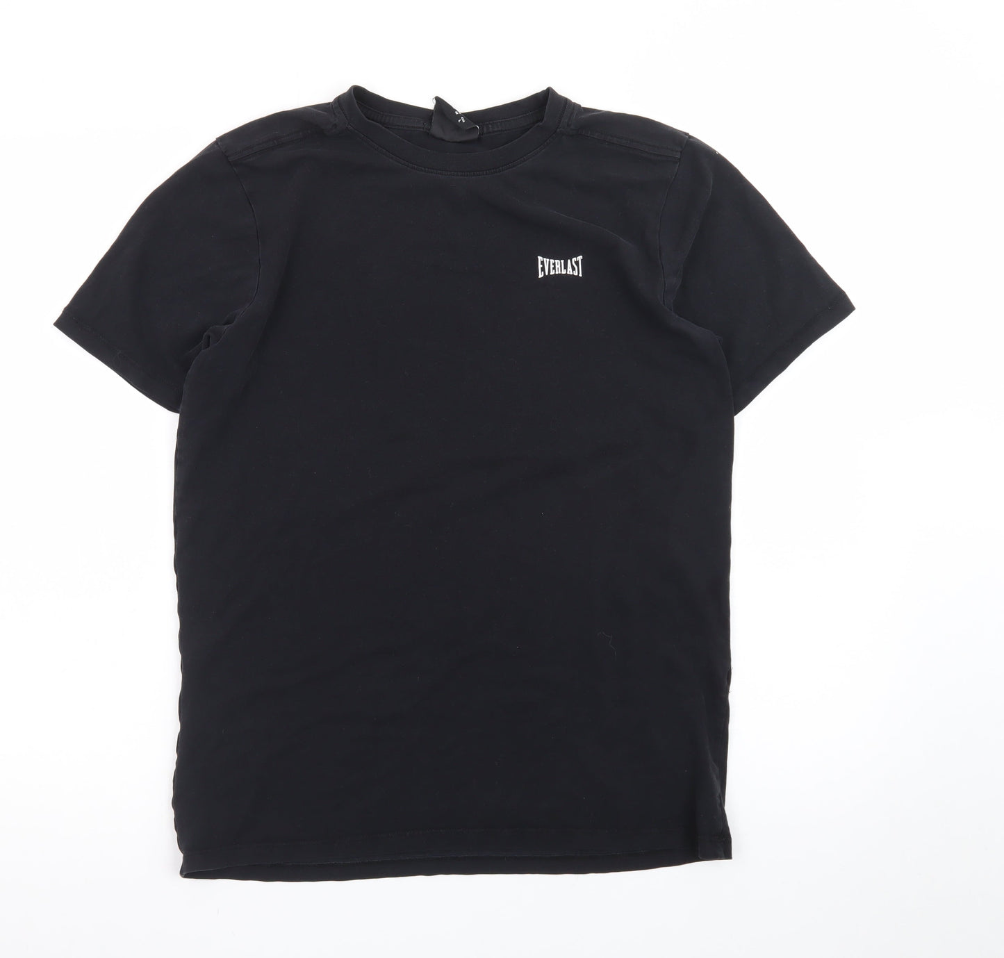 Everlast Men's Black Crew Neck Short Sleeve Cotton T-Shirt Size M