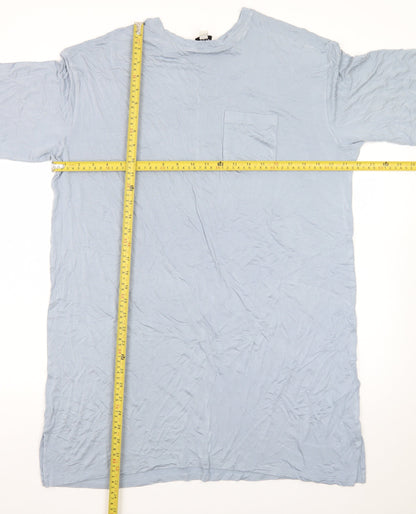 Marks and Spencer Autograph Men’s Blue Cotton Crew Neck Short Sleeve T-Shirt L