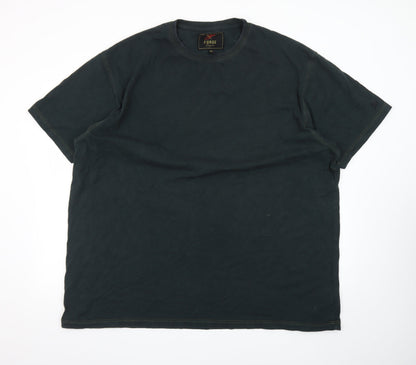 Forge Original Men's Black 4XL Crew Neck Cotton T-Shirt