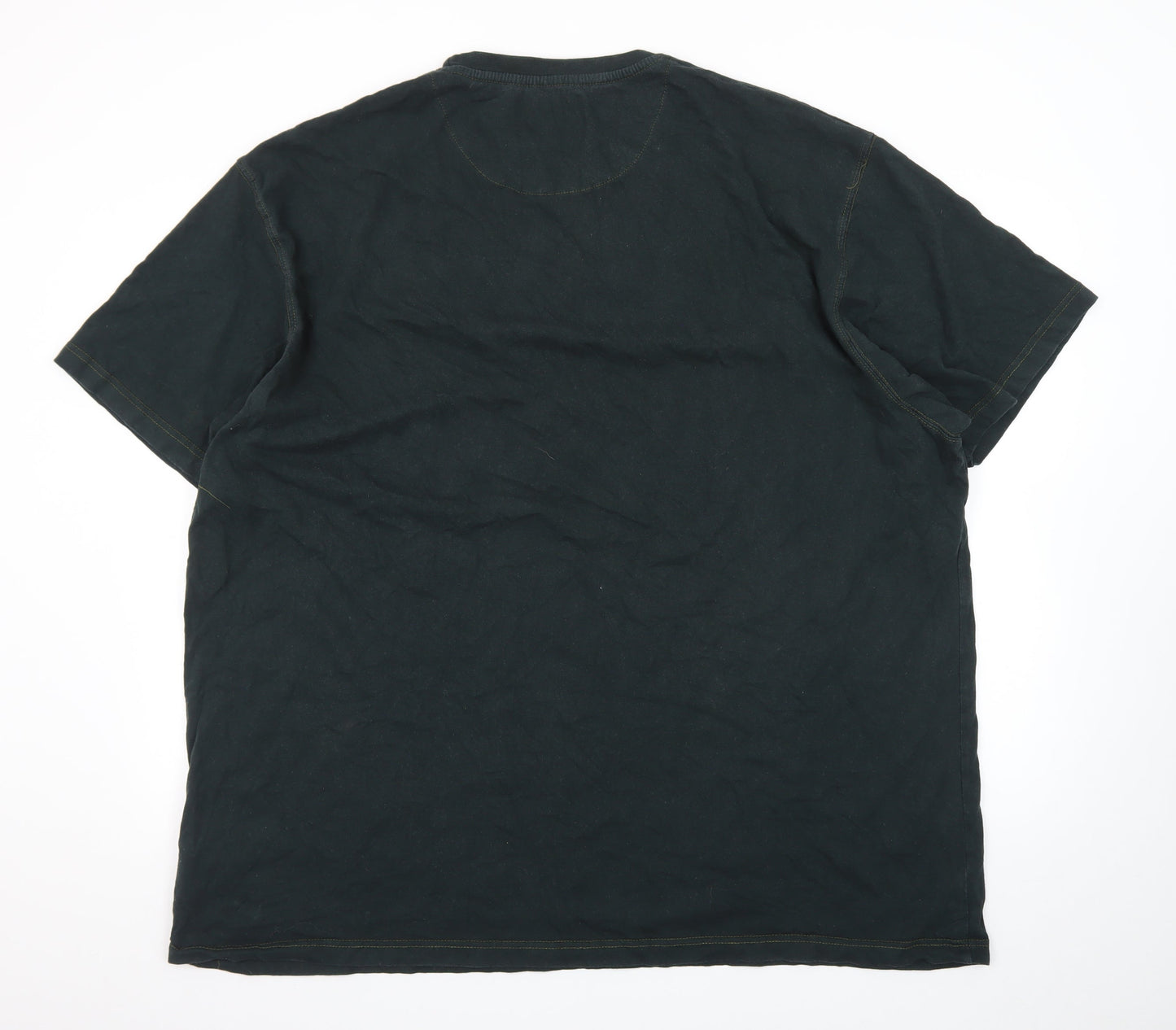 Forge Original Men's Black 4XL Crew Neck Cotton T-Shirt