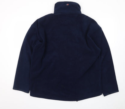 Berghaus Men's Blue Full Zip Fleece Jacket Size L Outdoor