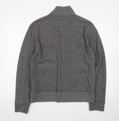 Banana Republic Men’s Grey Wool Blend Bomber Jacket M Heritage Collection
