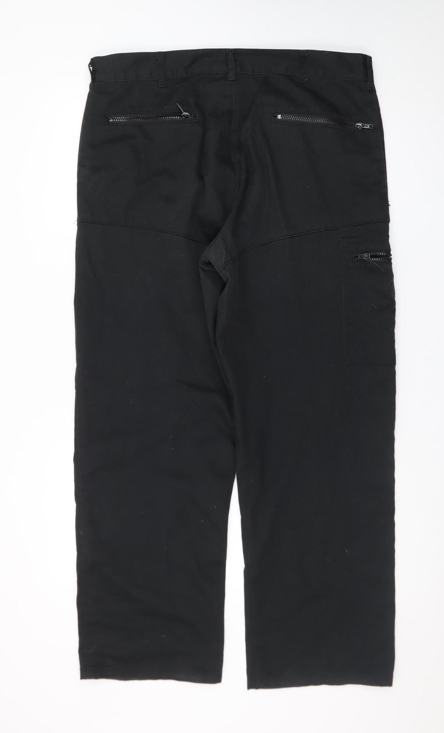 Dickies Men's Black 36 in Redhawk Cargo Work Trousers