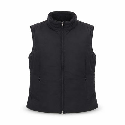 Marks & Spencer Women Black Puffer Waistcoat M Regular Fit