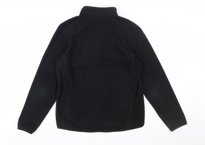 TOG24 Mens Black Fleece 1/2 Zip Pullover Sweatshirt Size M