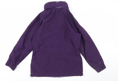 Berghaus Women's Purple Waterproof Gore-Tex Rain Jacket Size 10