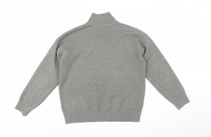 Marks and Spencer Women’s Grey Roll Neck Knit Jumper Size S