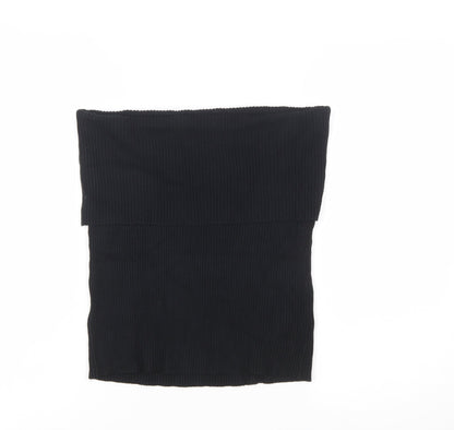 Marks and Spencer Women's Black Off Shoulder Knit Camisole Top Size 20
