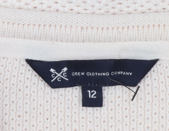 Crew Clothing Company Womens Beige Size 12 Knit Jumper