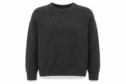 Weekday Womens Grey Wool Blend Crew Neck Pullover Jumper Size S